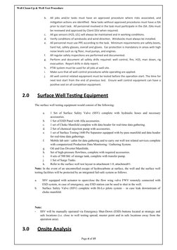 Well Clean-Up and Testing Procedure | PDF | Flow Measurement | Chemical ...