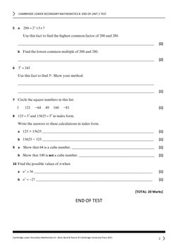 Stage 8 Unit 1 Math Test | PDF | Teaching Methods & Materials | Computers