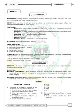 LITERATURA - 2019 
ANUAL 
Jr. Arequipa 653 – Huancayo y Jr. Los Libertadores 950 - Concepción   064 - 750891 
3 
 
 
 
L