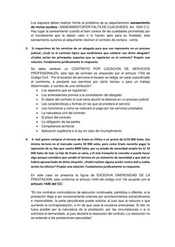 Los esposos deben realizar frente al problema de su departamento saneamiento 
de vicios ocultos - SANEAMIENTOPOR FALTA DE CUA