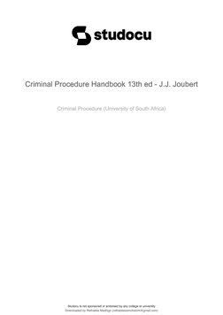 Missouri Criminal Code Handbook.pdf Criminal Procedure Handbook 13th Ed. | PDF