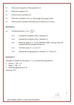 Grade 12 Functions and Graphs Manual | PDF | Function (Mathematics ...