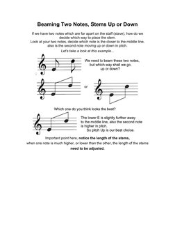 Beaming Notes in Music Theory | PDF | Musicology | Musical Compositions
