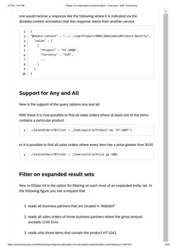 2/7/24, 7:03 PM
OData V4 code based implementation - Overview - SAP Community
https://community.sap.com/t5/technology-blogs-b
