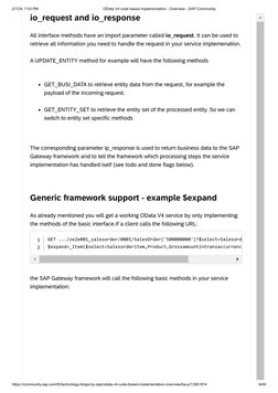 2/7/24, 7:03 PM
OData V4 code based implementation - Overview - SAP Community
https://community.sap.com/t5/technology-blogs-b