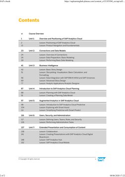 Introduction to SAP Analytics Cloud | PDF | Application Software ...