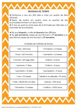 MEDIDAS DE TEMPO
Contamos o ano em 365 dias e mais um quarto de dias
(6horas).
Assim, de quatro em quatro anos os quartos d