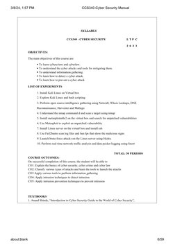CCS340 Cyber Security Lab Manual | PDF | Engineering | Secure Shell