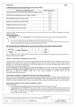 Nps S5 Form.pdf NPS Subscriber Registration Form Sample | PDF | Identity Document