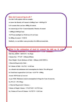 How do I convert kg to cft ?
For this I will explain with an example.
we know the Density of Cement is 1440kg/Cum = 40.81kg/C
