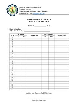 ISABELA STATE UNIVERSITY 
 
 
Echague, Isabela 
 
 
SENIOR HIGH SCHOOL DEPARTMENT 
 
 
School ID: 600013 | shs@isu.edu.