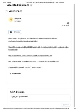Add Custom Tab in ME21N, ME22N, ME23N Using BADI ME... | PDF ...