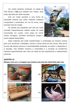 Avaliação de Artes 5º Ano - 1º Bimestre | PDF | Pichação | Arte de rua