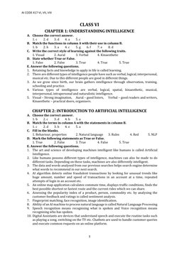 Class 6 AI Book: Key Concepts & Q&A | PDF | Artificial Intelligence ...