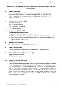 Practical No 6 | PDF | Android (Operating System) | Mobile App