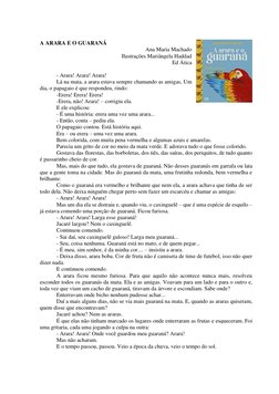 (http://4.bp.blogspot.com/-XwLdnC_pPuk/VBscKYw5-7I/AAAAAAAAZuI/4wfr8UT7kMo/s1600/9788508158072.jpg) 
A ARARA E O GUARANÁ 
An