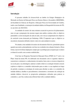 Ano letivo 2023/2024 
3 
 
Introdução  
 
 
O presente trabalho foi desenvolvido no âmbito do Estágio Pedagógico do 
Mestra