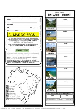 EQUATORIAL 
4º) EM QUAL REGIÃO VOCÊ MORA? QUAL O CLIMA PREDOMIN
