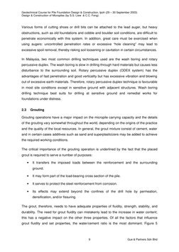 Geotechnical Course for Pile Foundation Design & Construction, Ipoh (29 – 30 September 2003) 
Design & Construction of Microp