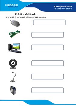 Computación para 3er Grado Primaria | PDF | Periférico | Archivo de ...