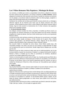 Los 5 Mitos Romanos Más Populares | Mitología De Roma
Los romanos, a medida que crecían y conquistaban otras tierras, adoptar