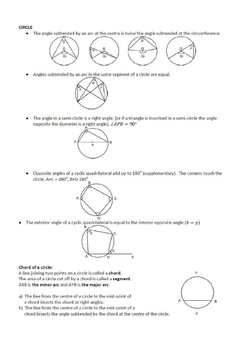 IGCSE Maths 0580 Formula List | PDF