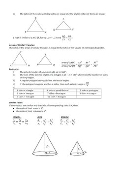 IGCSE Maths 0580 Formula List | PDF