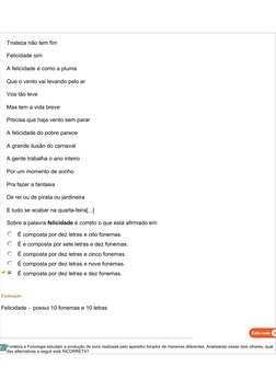 (javascript:duvidas('753141','7228','7','10150232','7');)Tristeza não tem fim
Felicidade sim
A felicidade é como a pluma
Que