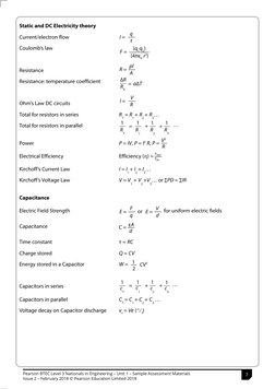 7
Turn over    
S50749A
Static and DC Electricity theory
Current/electron flow  
 
 
Coulomb’s law