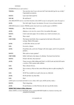 Newsies Rally Script Newsies Scrpit | PDF