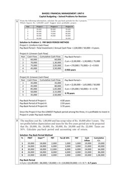 Capital Budgeting Problems and Solutions | PDF | Net Present Value ...