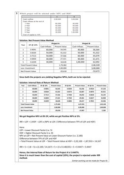 Capital Budgeting Problems and Solutions | PDF | Net Present Value ...