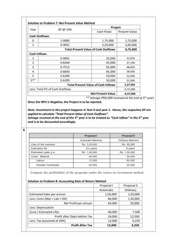 Capital Budgeting Problems and Solutions | PDF | Net Present Value ...