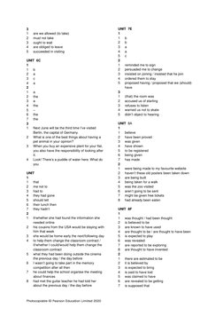 High Note 4 Grammar Quiz Answers | PDF