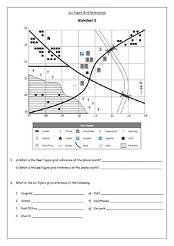 Six Figure Grid References  
Worksheet 9 
24 
 
 
23 
 
 
  
   
 
 
 
 
      
            
      
        