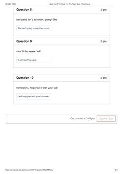 25/6/23, 15:04
Quiz: (AC-S13) Week 13 - Pre-Task: Quiz - Weekly quiz
https://canvas.utp.edu.pe/courses/562919/quizzes/3552468