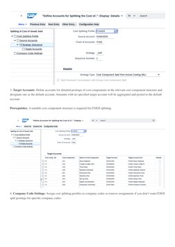 COGS Splitting in SAP S/4HANA Guide | PDF | Cost Of Goods Sold | Inventory