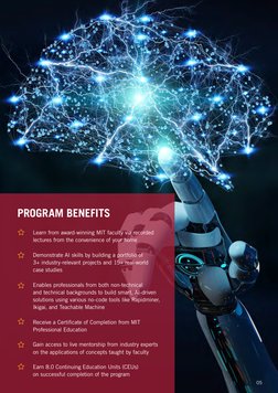 05
PROGRAM BENEFITS
Learn from award-winning MIT faculty via recorded
lectures from the convenience of your home 
Demon