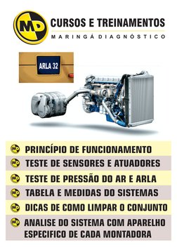 PRINCÍPIO DE FUNCIONAMENTO
TESTE DE SENSORES E ATUADORES
TESTE DE PRESSÃO DO AR E ARLA
TABELA E MEDIDAS DO SISTEMAS
DICAS DE