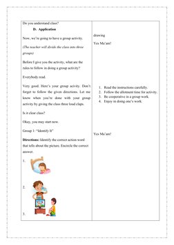 Grade 1 Lesson Plan: Action Words | PDF | English Language | Lesson Plan