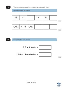 Year 5 Maths Reasoning Test Guide | PDF | Area | Euclidean Geometry