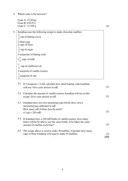 Grade 12 Maths Lit Conversions Guide | PDF | Gallon | Tablespoon