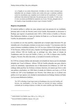 Rodrigo Jiménez de Rada. Vida, obra y bibliografía 
 
8 
Fundación Ignacio Larramendi 
ver a España en sus justas dimensiones