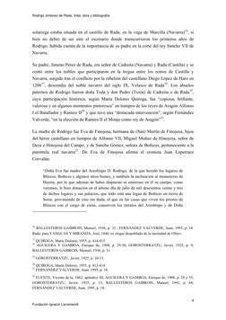 Rodrigo Jiménez de Rada. Vida, obra y bibliografía 
 
4 
Fundación Ignacio Larramendi 
solariega estaba situada en el castill