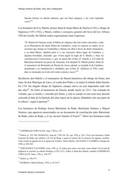 Rodrigo Jiménez de Rada. Vida, obra y bibliografía 
 
5 
Fundación Ignacio Larramendi 
Sancha Gómez su abuela materna, que so