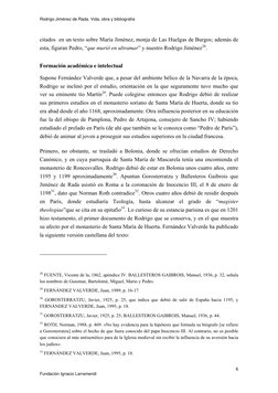 Rodrigo Jiménez de Rada. Vida, obra y bibliografía 
 
6 
Fundación Ignacio Larramendi 
citados  en un texto sobre María Jimén