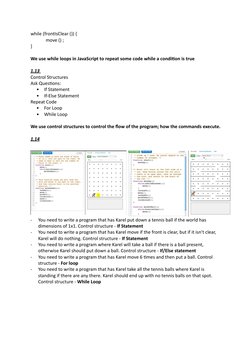 Karel Programming Control Structures Guide | PDF | Function ...