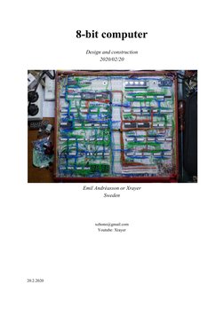 Building an 8-Bit Computer Guide | PDF | Central Processing Unit ...