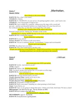 Scene 7                                                                                     (Manhattan  
Square 1920s)
(Sees