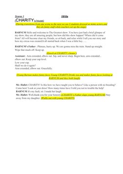 Scene 1                                                      1910s                                           
(CHARITY’s hous